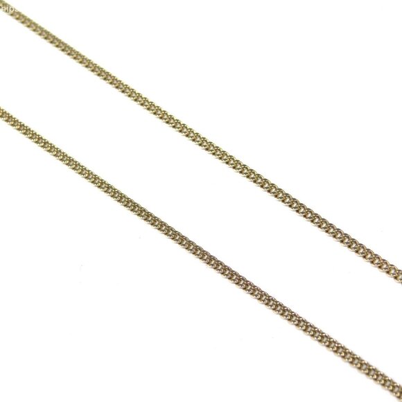 Classic Everyday 10K Gold Chain, Solid Gold Long Necklace, Unisex Everyday Chain - Picture 3 of 6